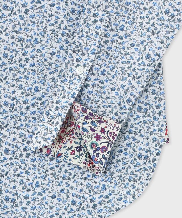 Paul Smith リバティプリント 長袖シャツ ライトブルー