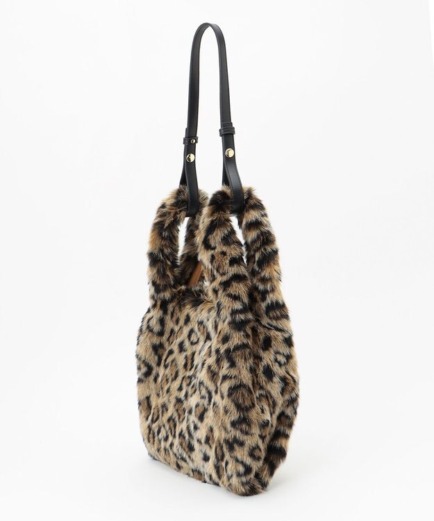 23区 【CLASSY.1月号掲載】レオパード ファー バッグ レオパード
