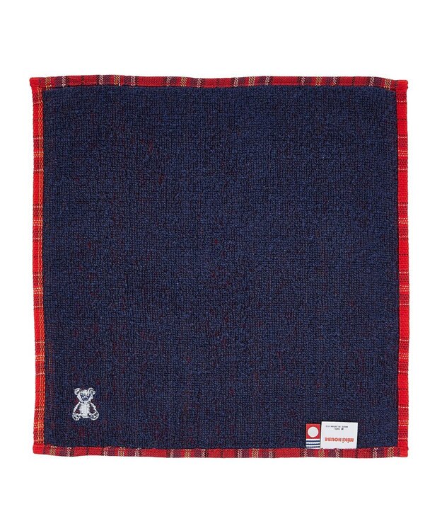 MIKI HOUSE HOT BISCUITS 【ふわはだたおる】タオルハンカチ 赤