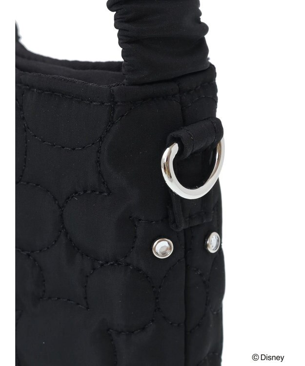 Green Parks ミッキーフレンド／キルティングビジューバッグ Black