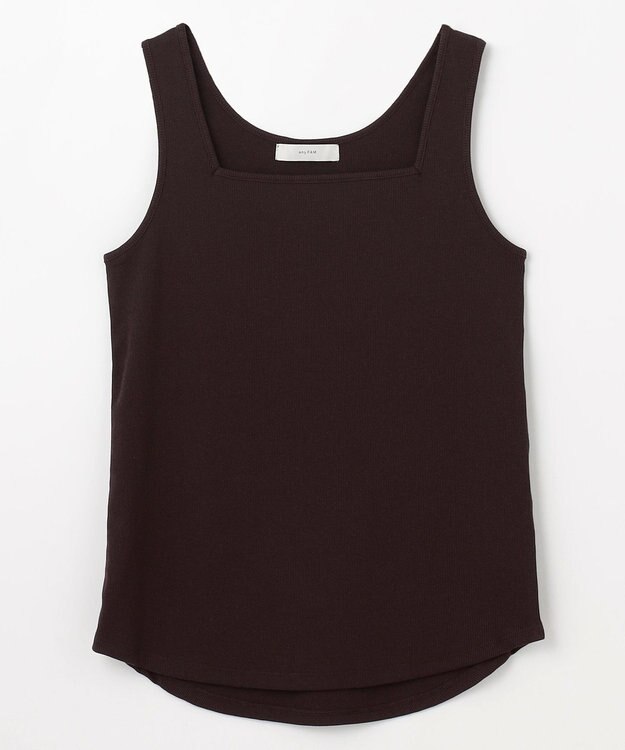 ANY L 【新色追加】スクエアタンクトップ ブラウン