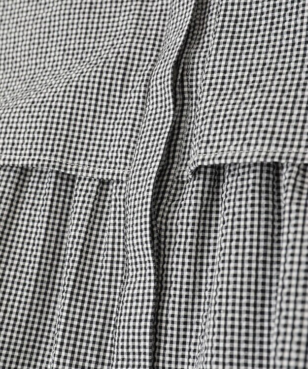 AMERICAN HOLIC サッカーティアードブラウス Gingham Check