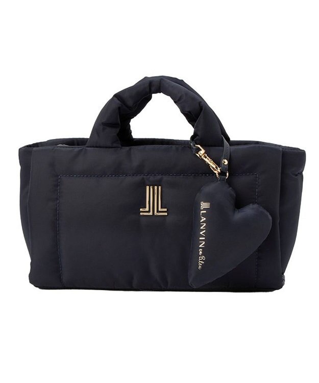 LANVIN en Bleu パッフィー 2wayショルダーバッグ ネイビー