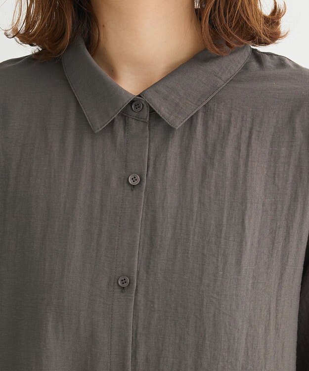 Green Parks ・ＥＬＥＮＣＡＲＥ　ＤＵＥシアーボリュームスリーブシャ Khaki