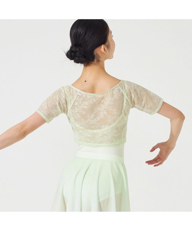 Chacott ショートトップ リーフグリーン