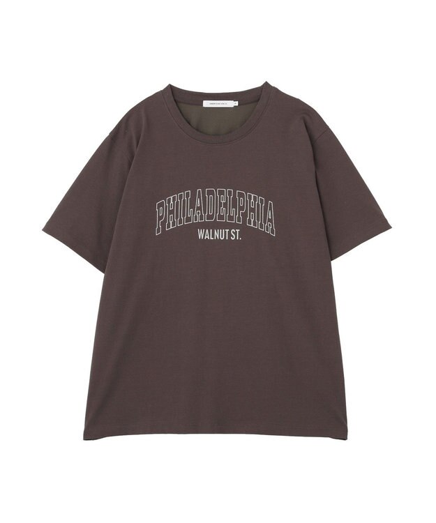 AMERICAN HOLIC 【マルチ機能】カレッジロゴＴシャツ Charcoal Gray