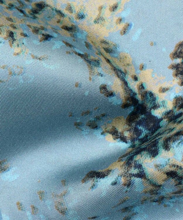 Paul Smith プリント ナロースカーフ ブルー