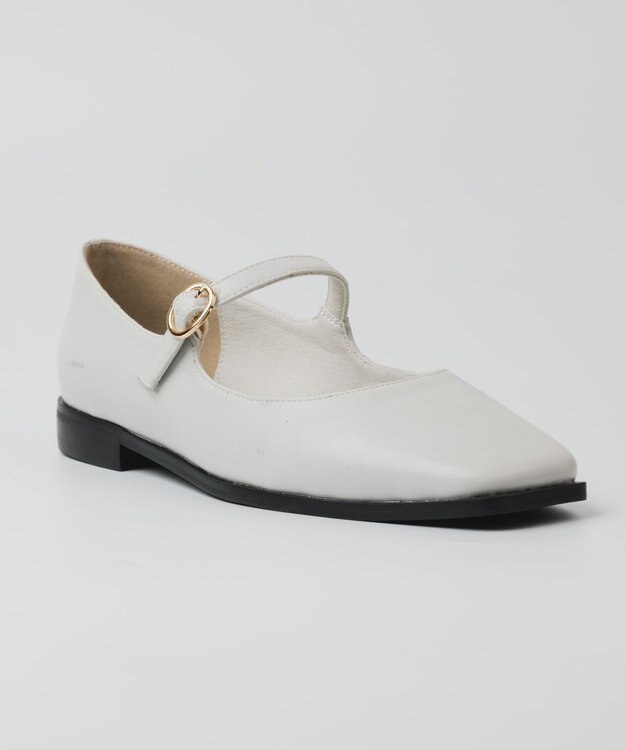 BONTRE 【PRECIEUX JOUET/プレシュウジュエ】セミワイドソールメリージェーン エクリュ