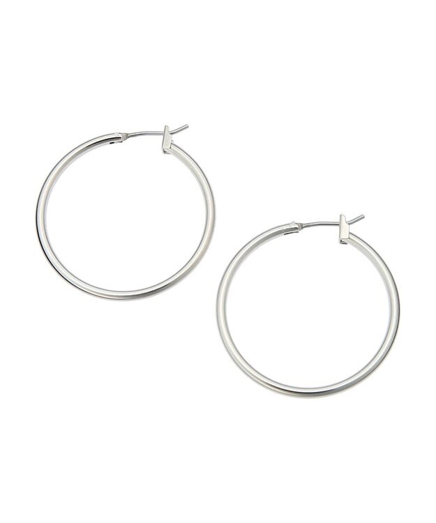 AMERICAN HOLIC ミニマルフープピアス Silver