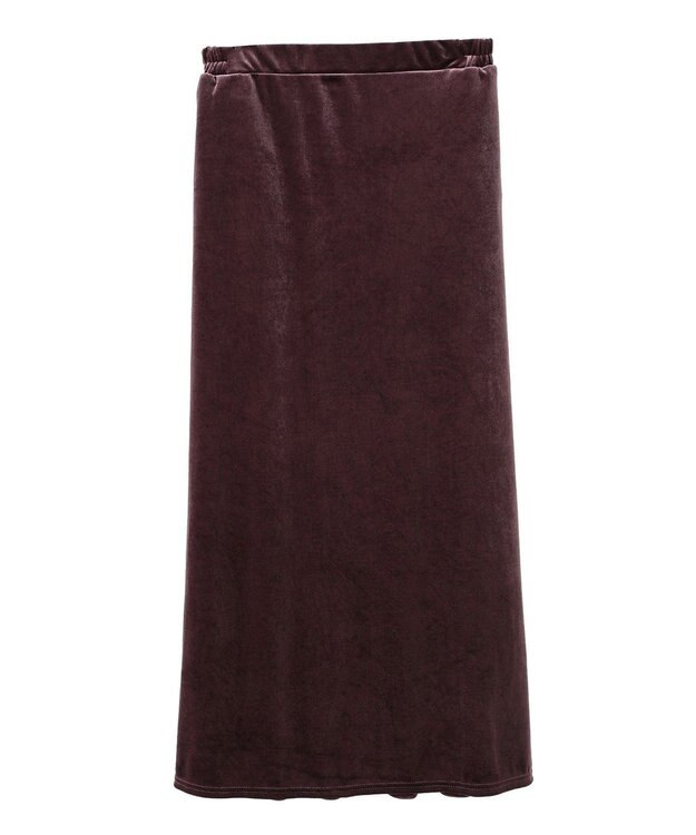 CRAFT STANDARD BOUTIQUE ベロアマーメイドスカート Bordeaux