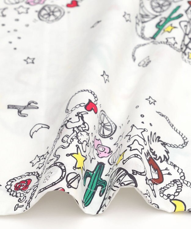 tsumori chisato SLEEP パジャマ　長袖　長ズボン　綿100%　綿サテン素材　/ワコール　UDX545 アイボリー