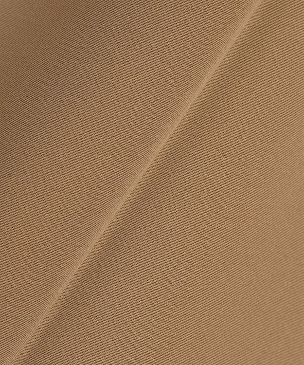 uncrave 【防しわ・UVカット・洗濯機洗い可】バルキーツイル ワイドパンツ(サスペンダー付き)（uncrave STANDARD） キャメル