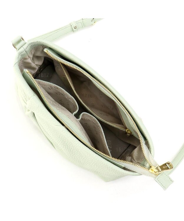 IBIZA エレガンシア　ショルダーバッグ ペールグリーン