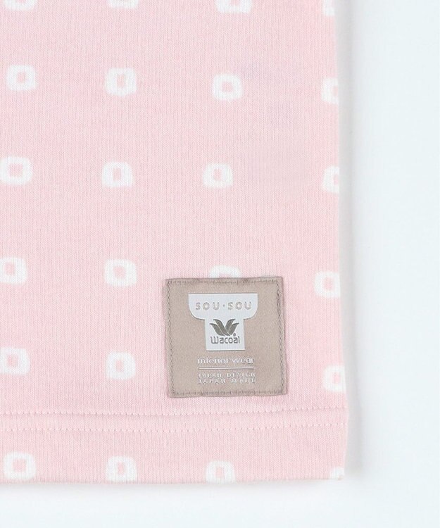 ワコール／睡眠科学 パジャマ 綿100%(本体) あったか SOU・SOU（R） 長袖 長ズボン レディース YDW480 睡眠科学／ワコール ピンク