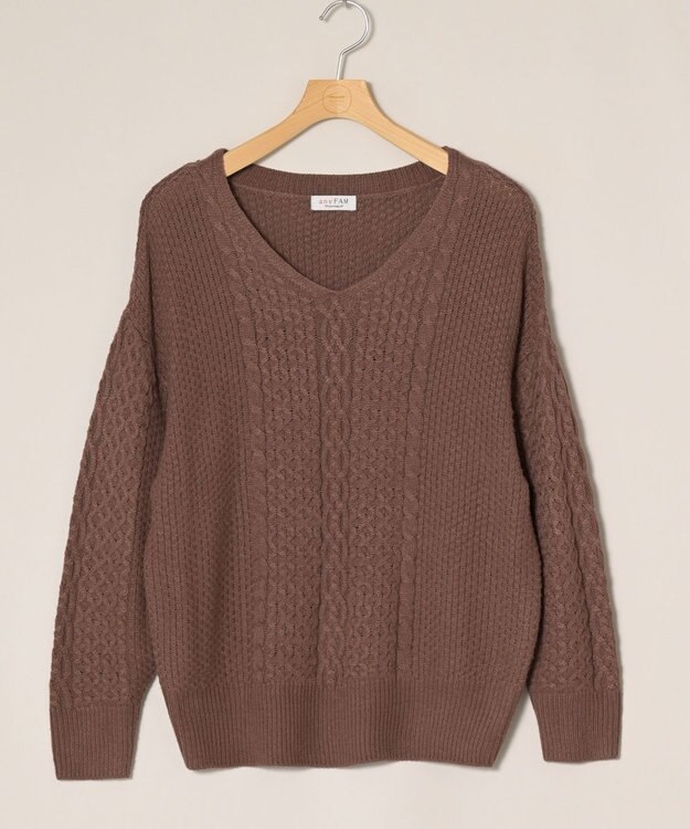 ONWARD Reuse Park 【any FAM】ニット秋冬 ブラウン