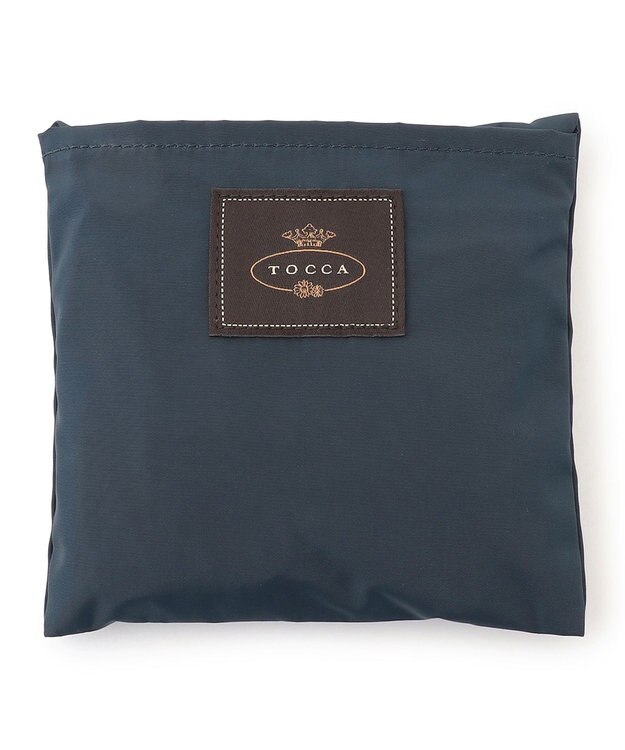 TOCCA 【A4サイズ対応・一部カラー撥水】BOUQUET DE REVE ECO BAG エコバッグ ネイビー系