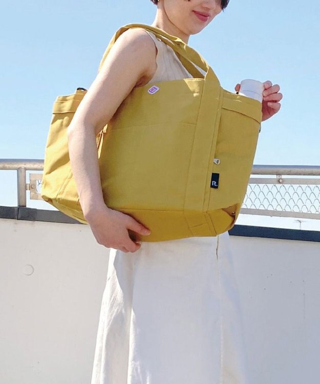 ROOTOTE 3157【ロングセラー商品】SN.ミディアム.ポケッツ-D 08：マスタード