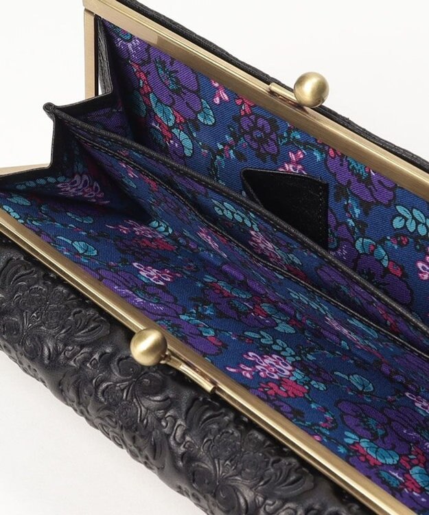 ANNA SUI セルパン 口金長財布 ブラック