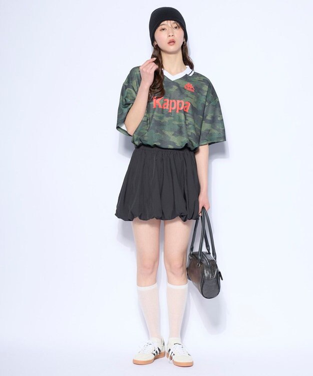 OP／FILA 【Kappa】カジュアルゲームシャツ 柄 カモフラージュ