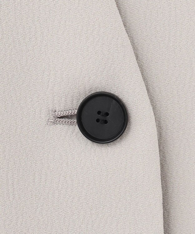 ICB 【WEB限定・洗える】BackSatinGeorgette ノーカラージレ ベージュ系