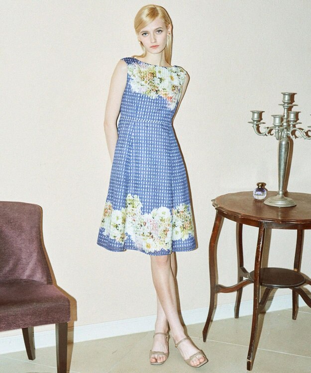 TOCCA 【Archive Collection】【洗える】BOUQUET ドレス ブルー系5