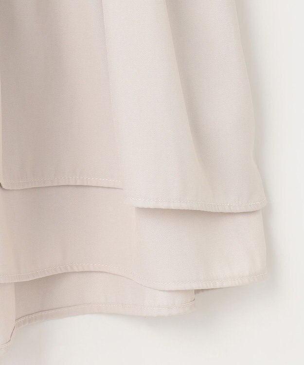 ANY SIS S 【洗える】かさねシャーリング ブラウス アイボリー