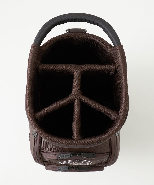 23区GOLF 【UNISEX】 ドビークロス キャディバッグ ダークブラウン系