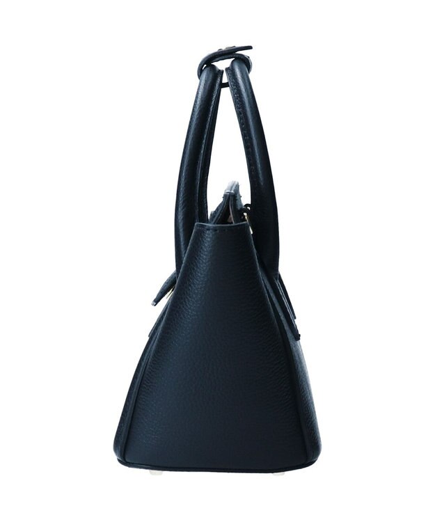 INTER-CHAUSSURES 【Christian Villa】ベーシックスモールハンドバッグ ブラック