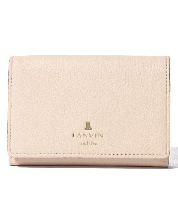 LANVIN en Bleu メラニー 名刺入れ ピンクベージュ
