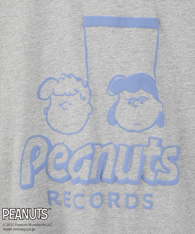 Green Parks ■PEANUTS ミュージカルノート ロンTEE Gray