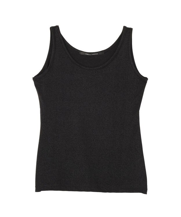 YECCA VECCA ラメタンクトップ Black
