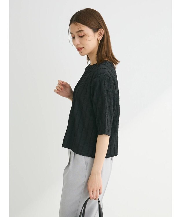 Green Parks ・ＥＬＥＮＣＡＲＥ　ＤＵＥ　ジャカードＴＥＥ Black