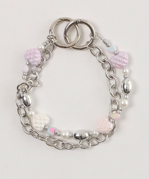 WEGO 2wayチェーンビーズモチーフストラップ 柄4