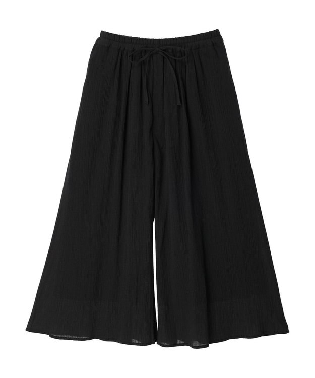 earth music&ecology ガウチョパンツ Black