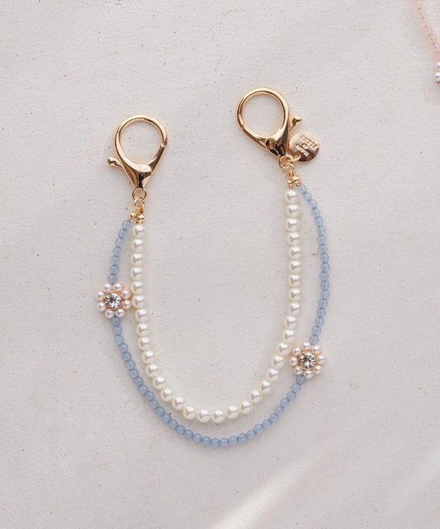 Maison de FLEUR パールカラーチャーム Blue