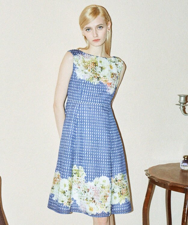 TOCCA 【Archive Collection】【洗える】BOUQUET ドレス ブルー系5