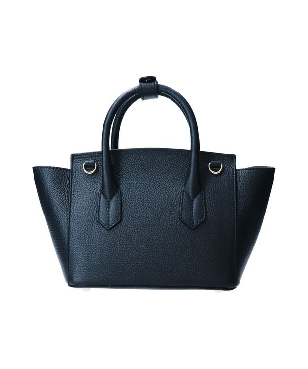 INTER-CHAUSSURES 【Christian Villa】ベーシックスモールハンドバッグ ブラック