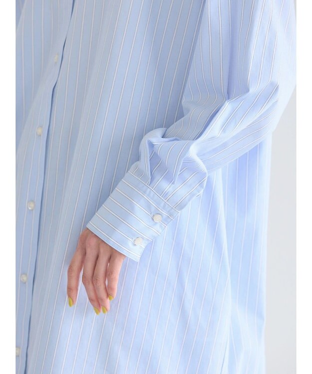 AMERICAN HOLIC ＵＶカット綿ブロードシャツワンピース Stripe