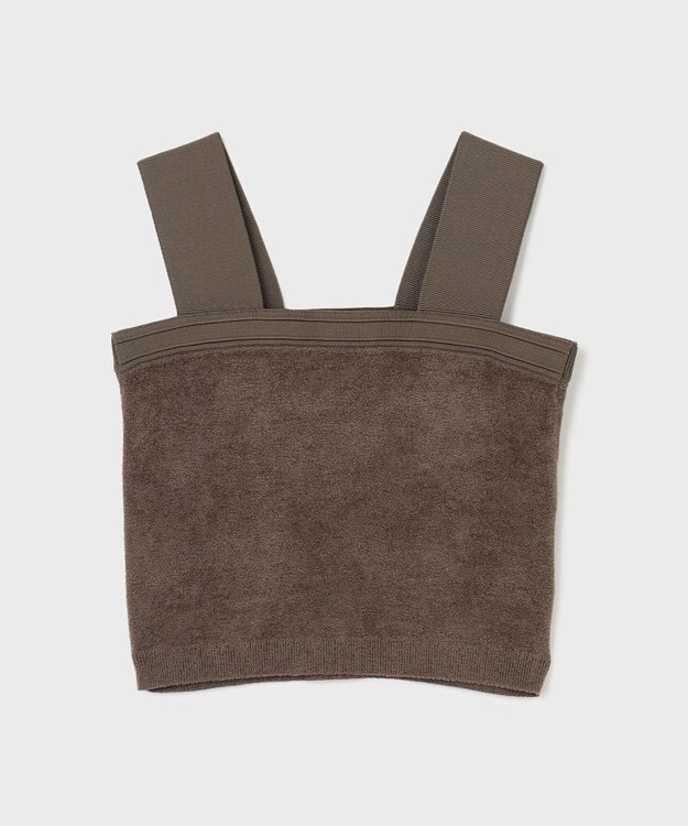 GRACE CONTINENTAL モールニットベアトップ ブラウン