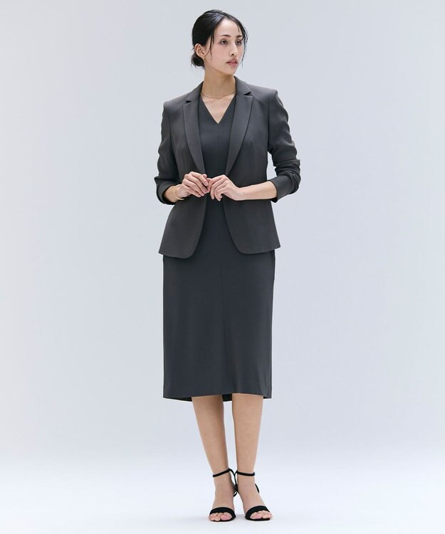 BEIGE， 【洗える・L-size】CINDY / テーラードジャケット C.Gray