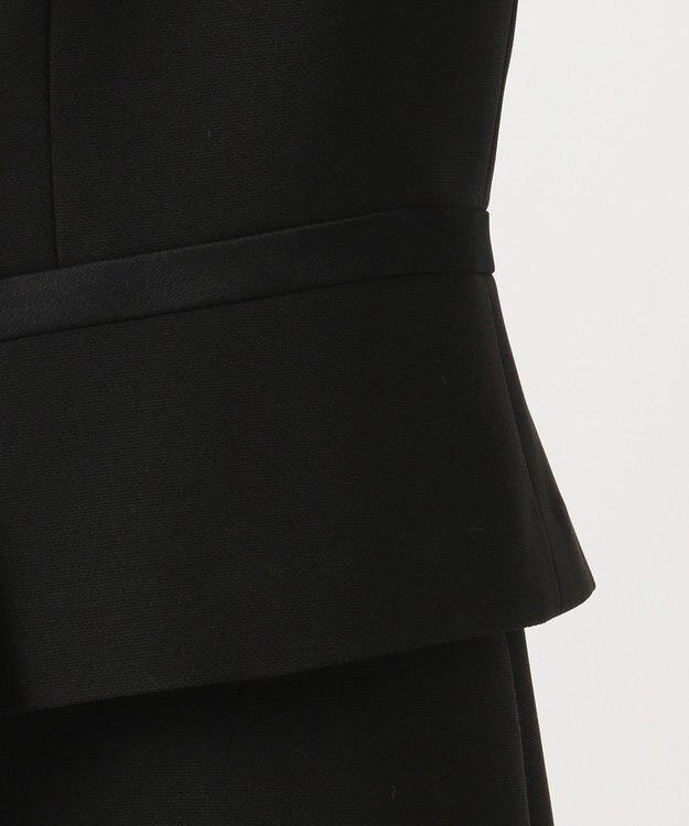 自由区 FORMAL 【襟華やか】エレガント ジャケット＋ワンピース ブラック系