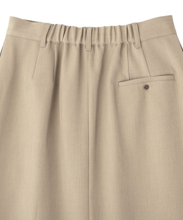 CRAFT STANDARD BOUTIQUE ＜セレモニー＞カットアウトヘムIラインスカート Beige