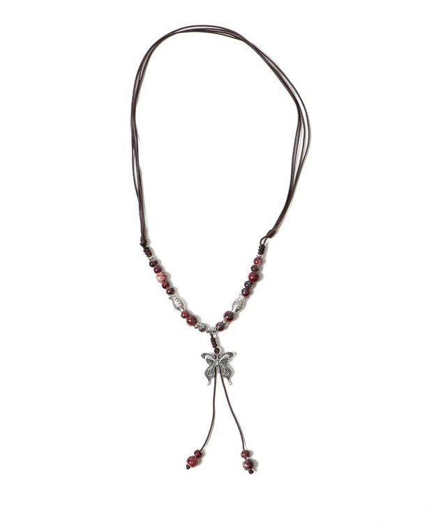 WEGO Lバタフライビーズネックレス 柄2