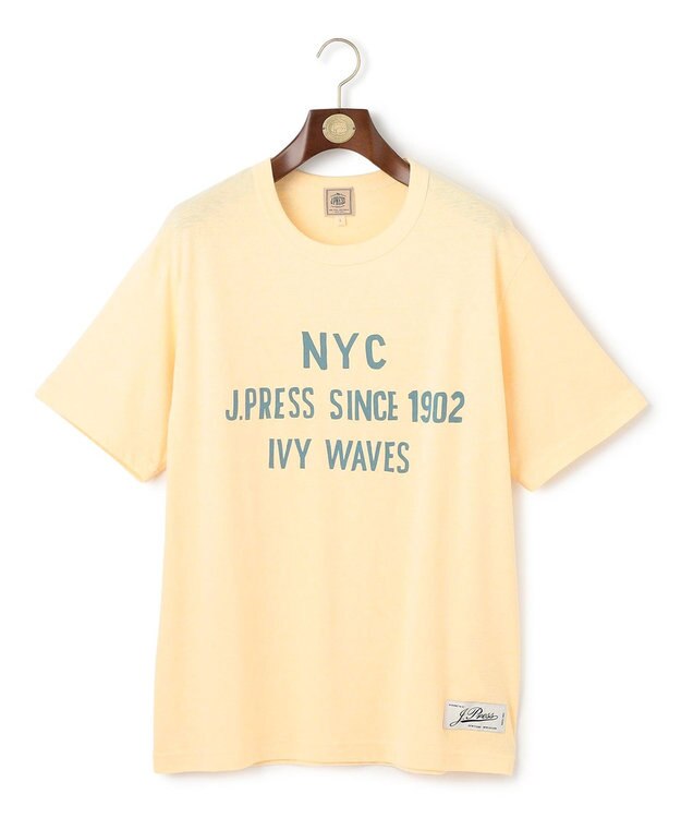 J.PRESS MEN 【NYUZELESS】NYC グラフィック Ｔシャツ イエロー系