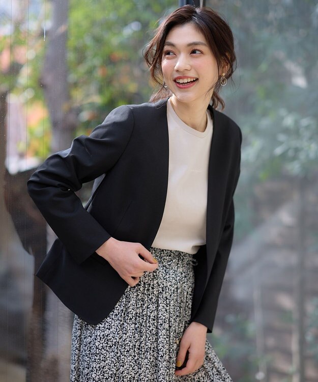 ANY 【WEB・一部店舗限定】【ストレッチ/UVケア/接触冷感】イージィケアストレッチジャケット ブラック系