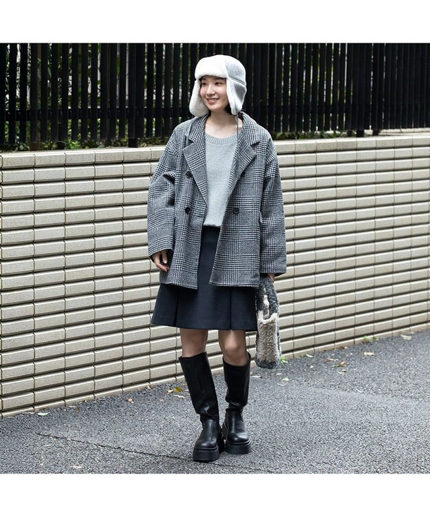 林八百吉商店 un chapeau バスクアビエイター グレー