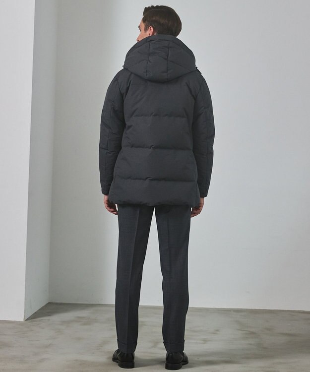 GOTAIRIKU 2年連続売上NO1【仕事で着られる】MINOTECH/ミノテック ドレス ダウンコート グレー系