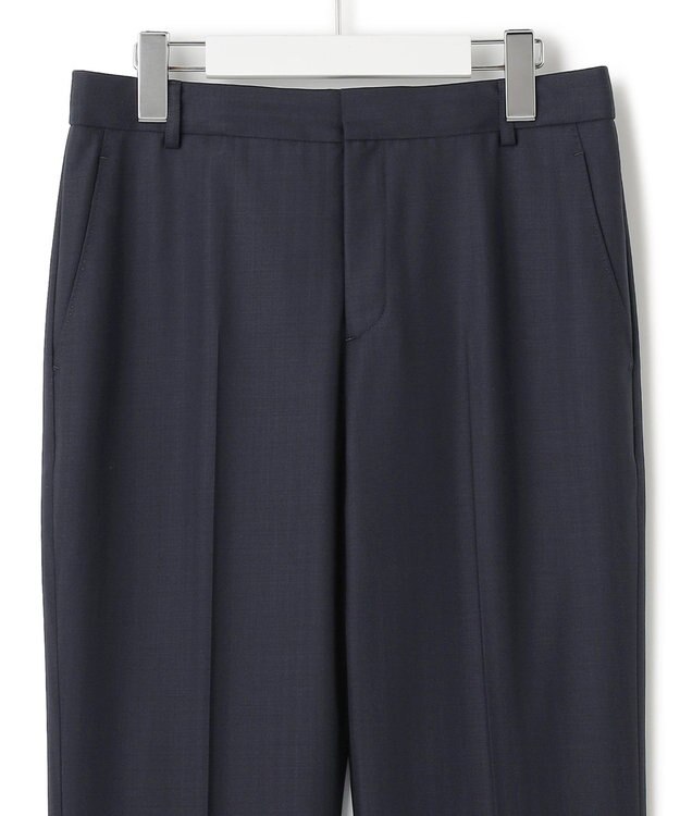 23区 【セットアップ対応】ラフィーネウール テーパードパンツ ネイビーストライプ