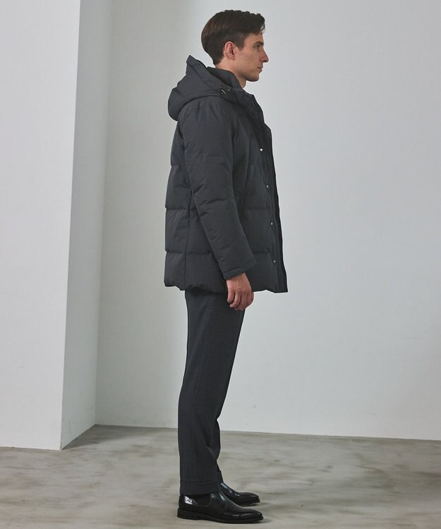 GOTAIRIKU 2年連続売上NO1【仕事で着られる】MINOTECH/ミノテック ドレス ダウンコート グレー系