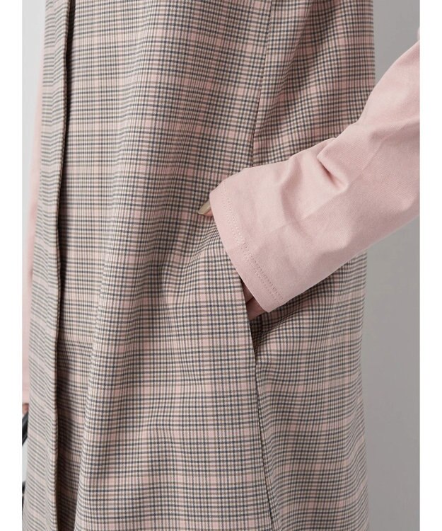 earth music&ecology フロントジップジャンスカ Glen Check